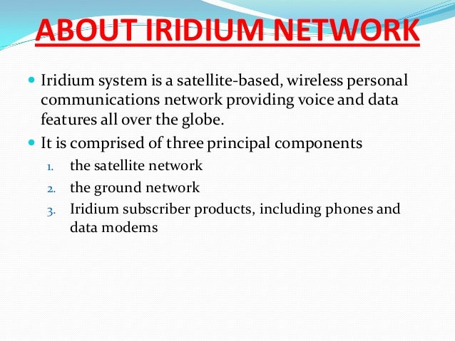 case study of iridium and globalstar ppt case study of iridium and globalstar ppt